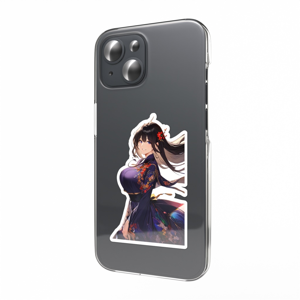 <スマホステッカー>魚座の女神：梅のかほりを初夏へ向けて