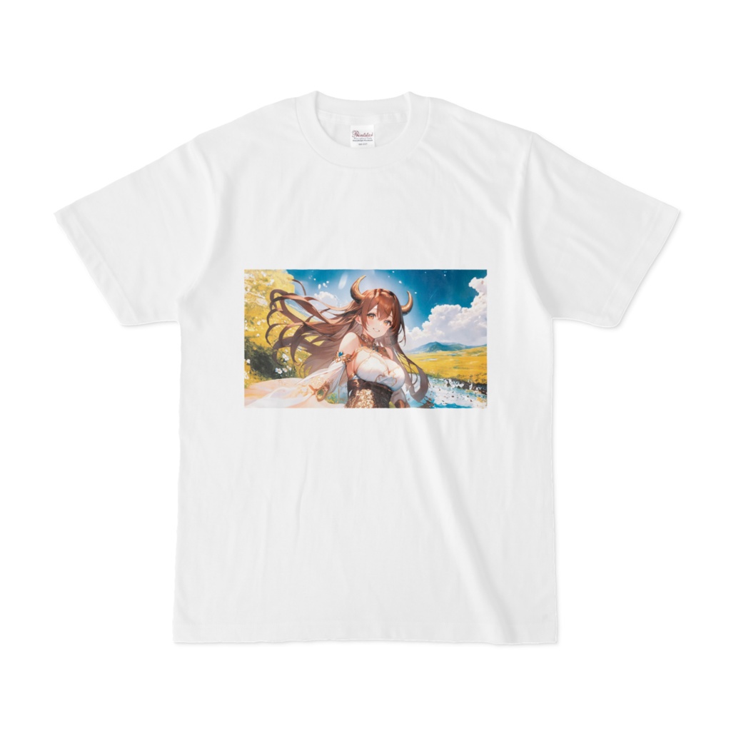 <Tシャツ>牡牛座の女神:日差しは春を越えて