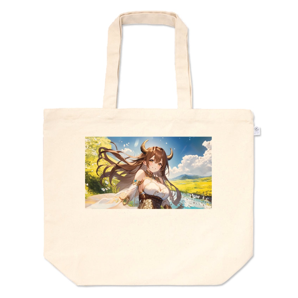 <トートバッグ>牡牛座の女神：日差しは春を越えて