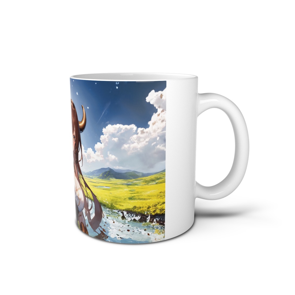 <マグカップ>牡牛座の女神:日差しは春を越えて