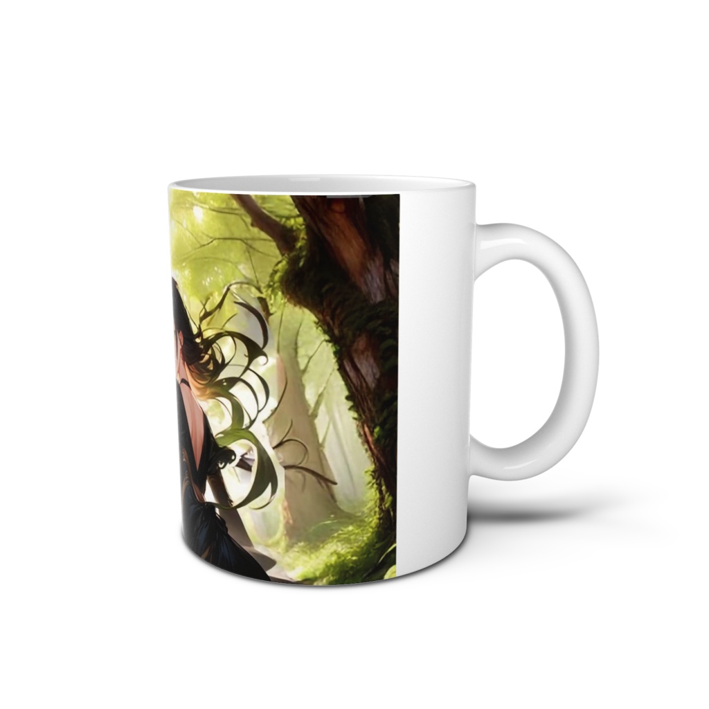 <マグカップ>双子座の女神:この緑と光を忘れないで