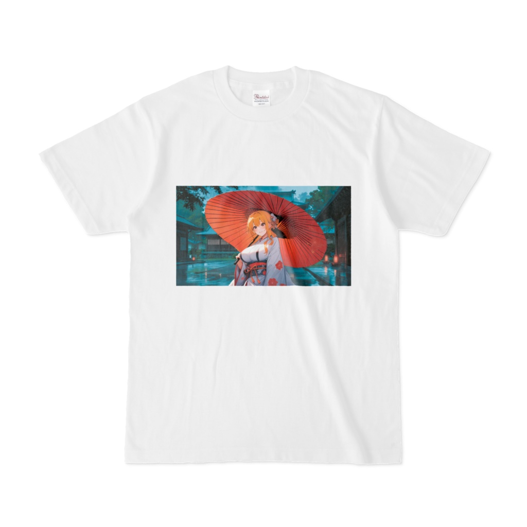<Tシャツ>天秤座の女神:小雨降る京都にて