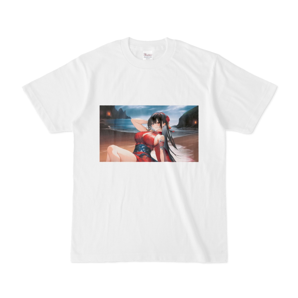 <Tシャツ>蠍座の女神:ふたりだけの秘密の砂浜