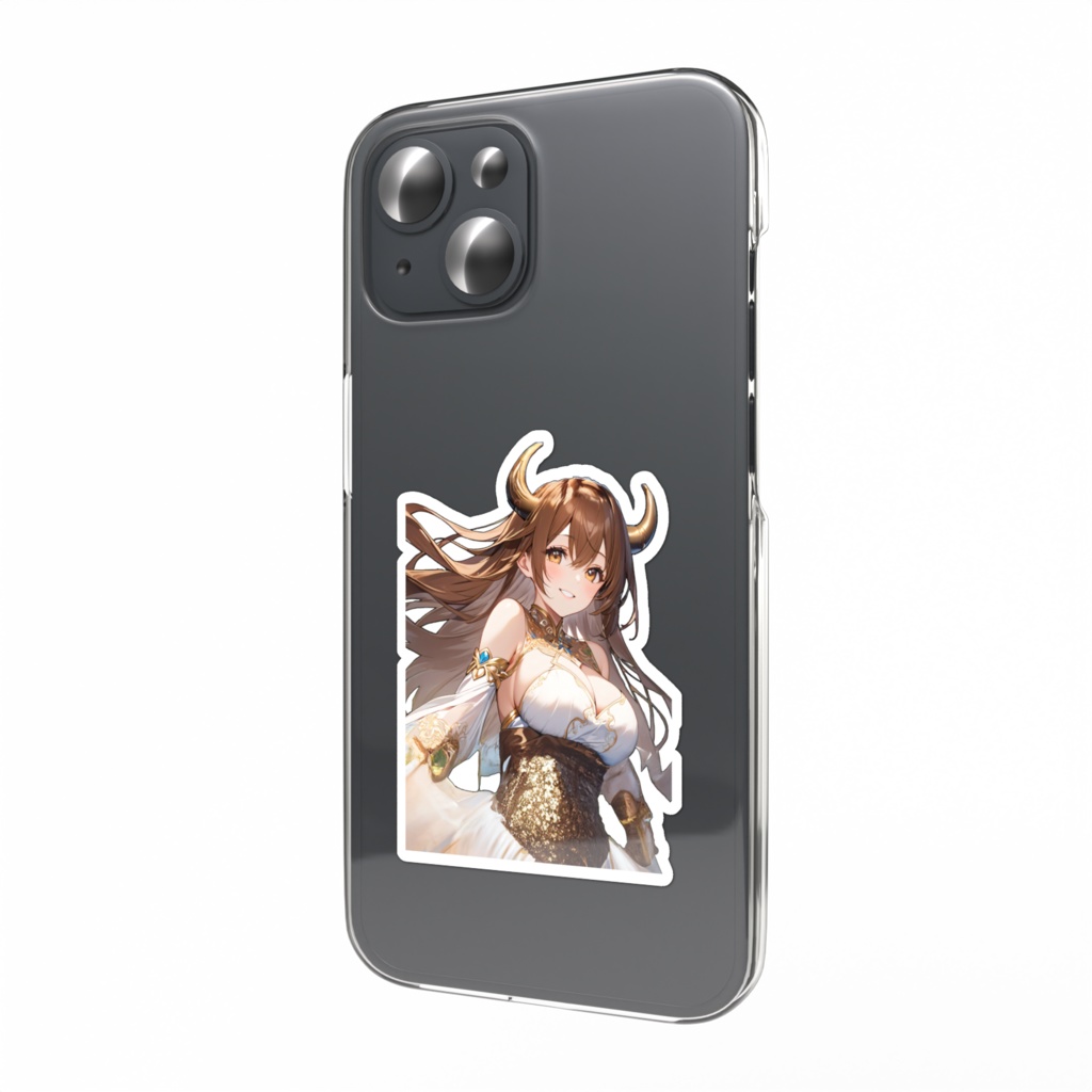 ☆特価☆<スマホステッカー>牡牛座の女神：日差しは春を越えて