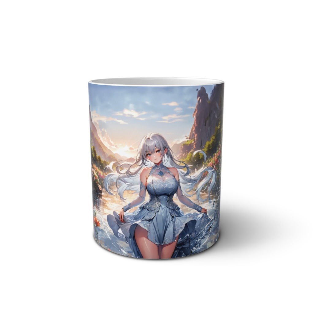 <マグカップ>水瓶座の女神：暁の霞がゆるやかに晴れれば]