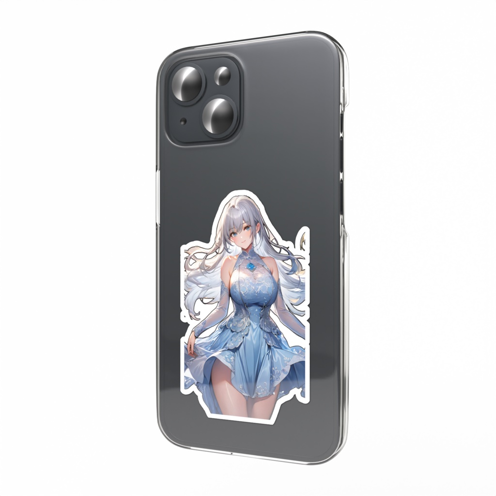 <スマホステッカー>水瓶座の女神：暁の霞がゆるやかに晴れれば