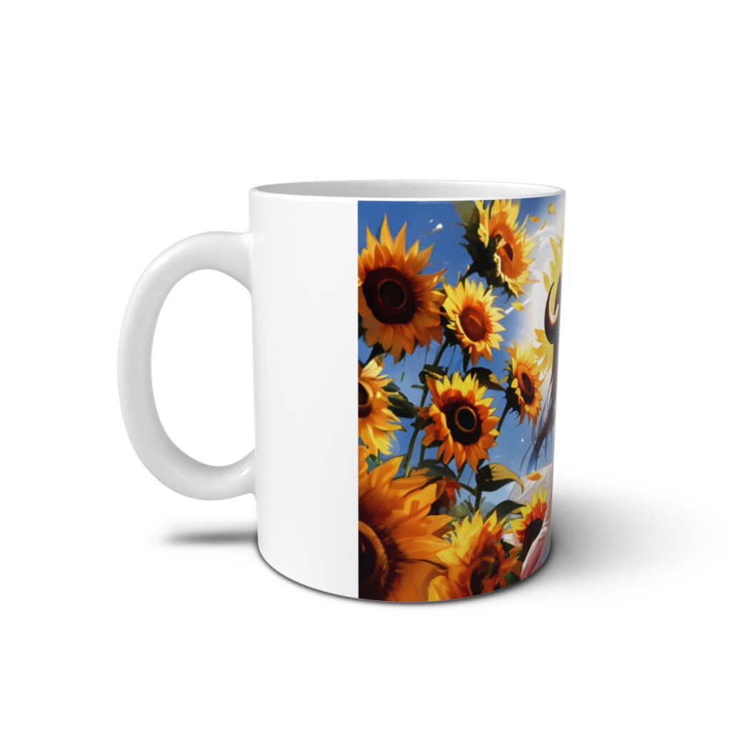 <マグカップ>牡牛座の女神:いつもあなたはひまわりのように