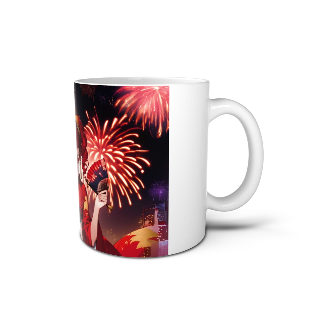 <マグカップ>蠍座の女神:夜空に咲く花火よりも君が