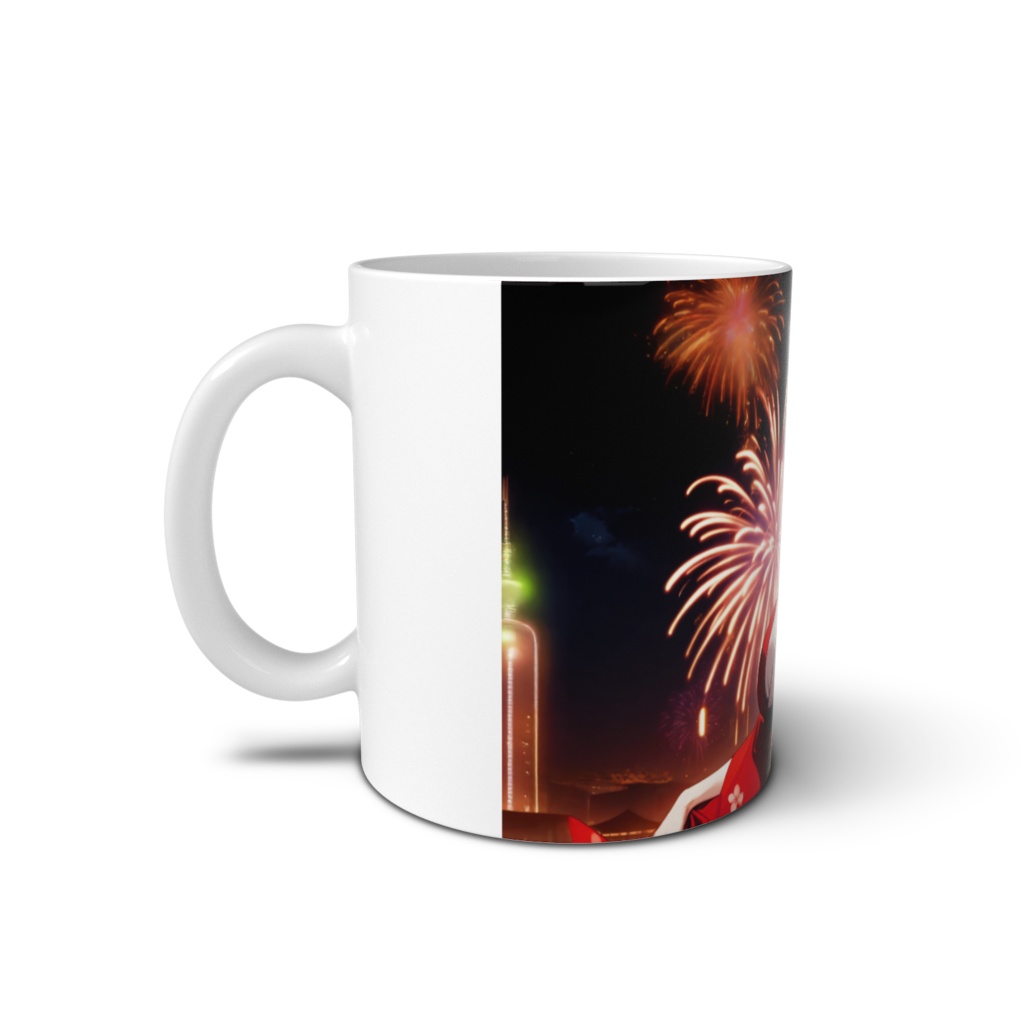 <マグカップ>蠍座の女神:夜空に咲く花火よりも君が