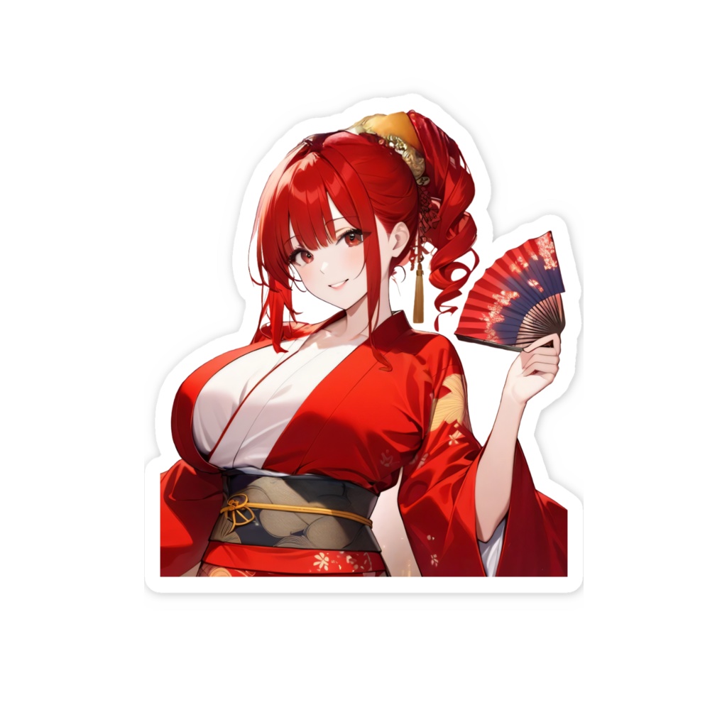 <スマホステッカー>蠍座の女神:夜空に咲く花火よりも君が