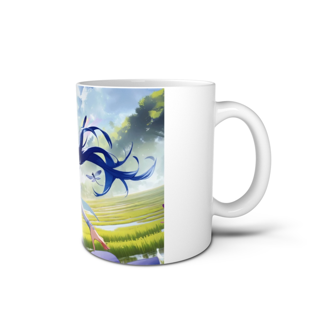 <マグカップ>魚座の女神:ふるさとの思い出は夏休みの日差しの中に