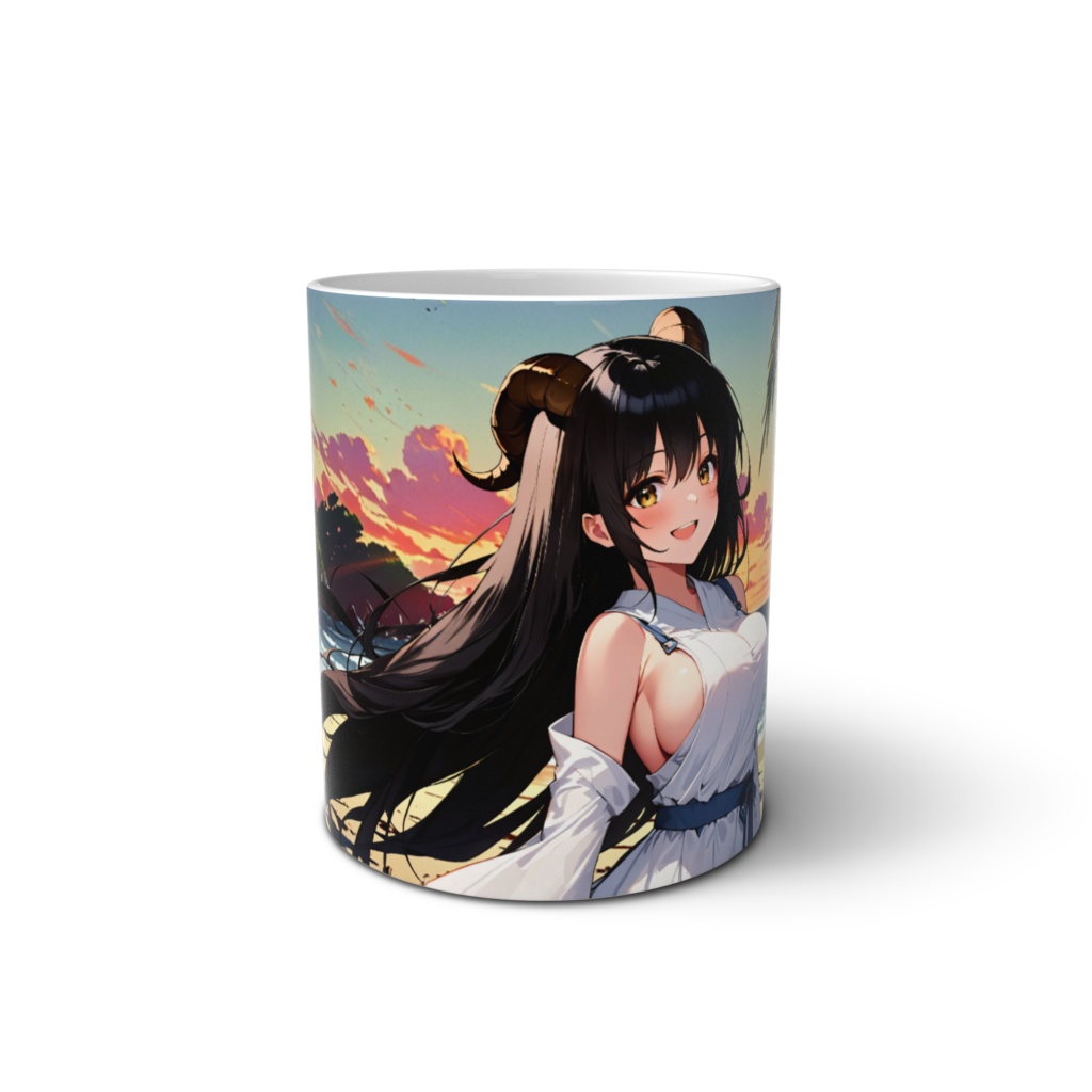 <マグカップ>牡羊座の女神：夕凪とともに夏が終わる