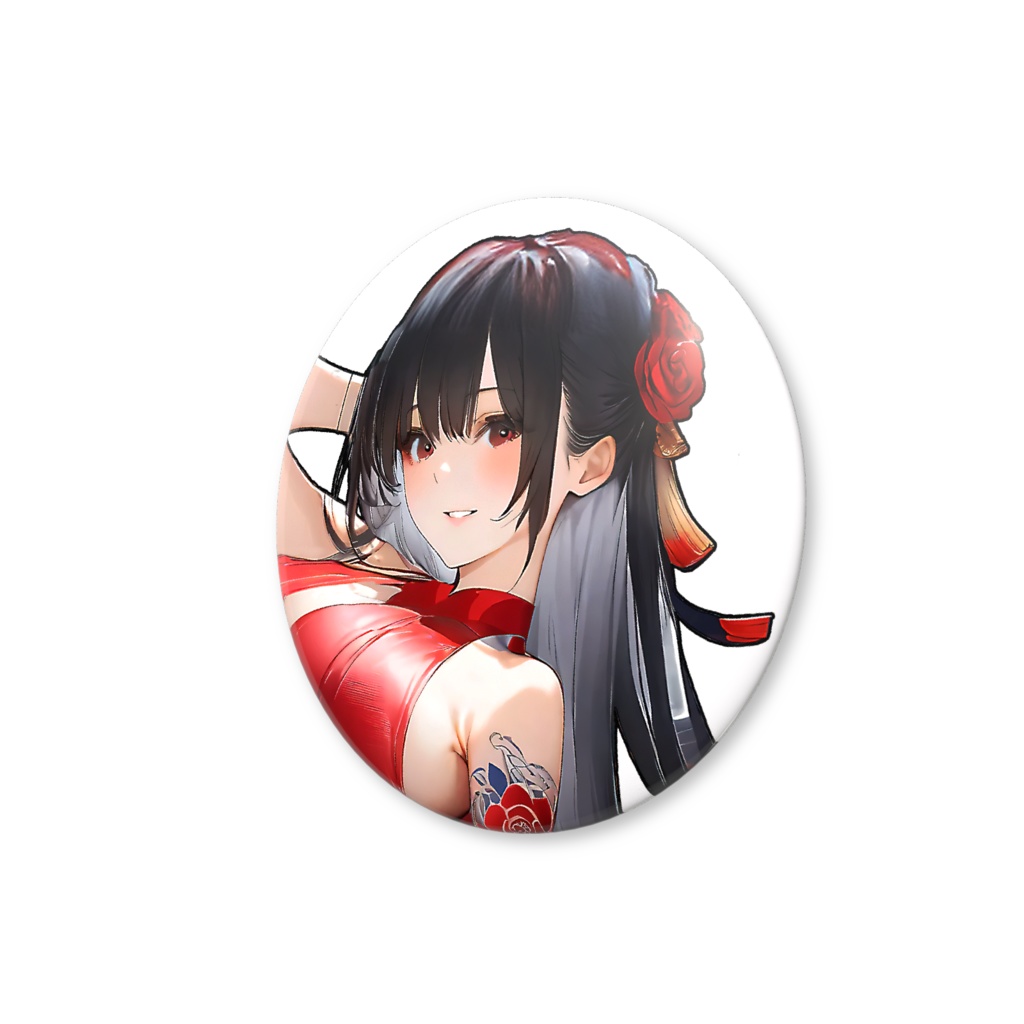 <缶バッジ>蠍座の女神:ふたりだけの秘密の砂浜