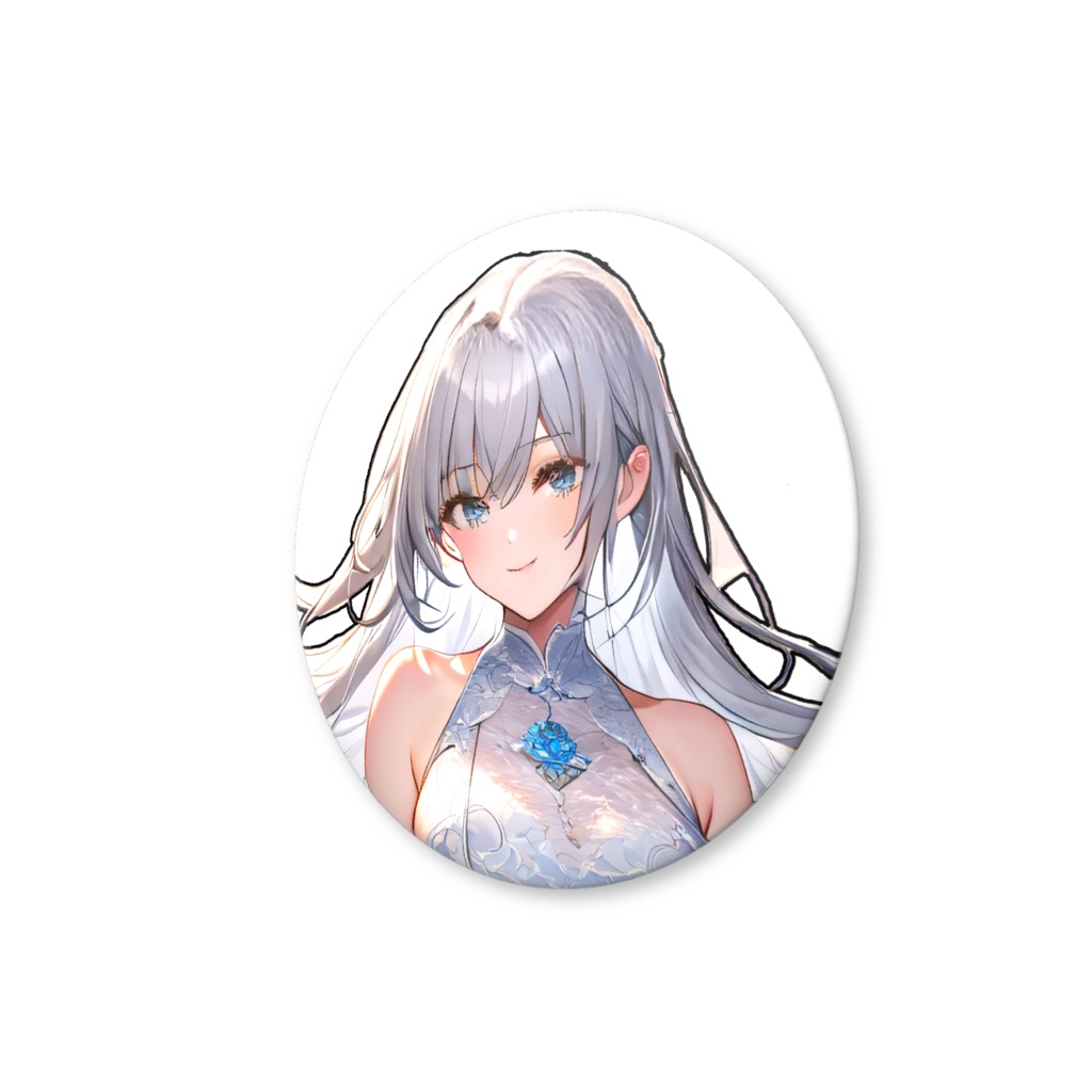 <缶バッジ>水瓶座の女神:暁の霞がゆるやかに晴れれば