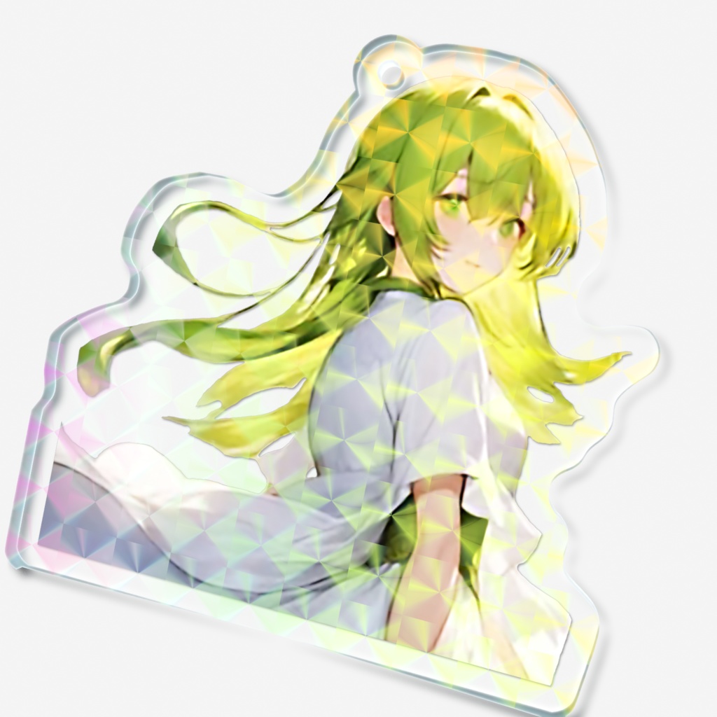 <アクリルキーホルダー>双子座の女神:この緑と光を忘れないで(妹)