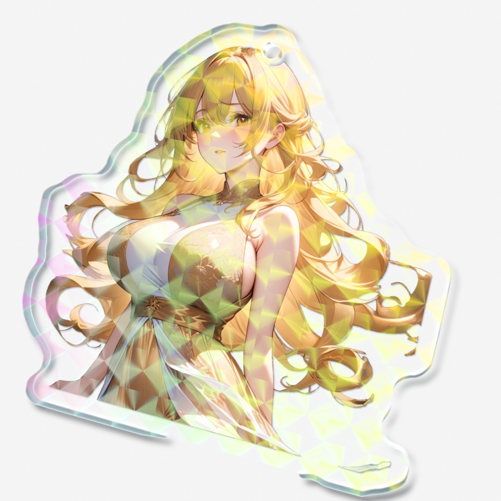 <アクリルキーホルダー>獅子座の女神:雨あがりの虹は突然に