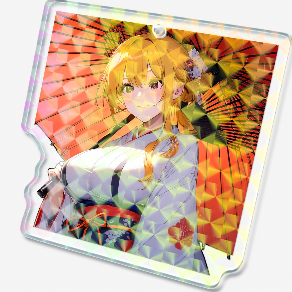 <アクリルキーホルダー>天秤座の女神:小雨降る京都にて