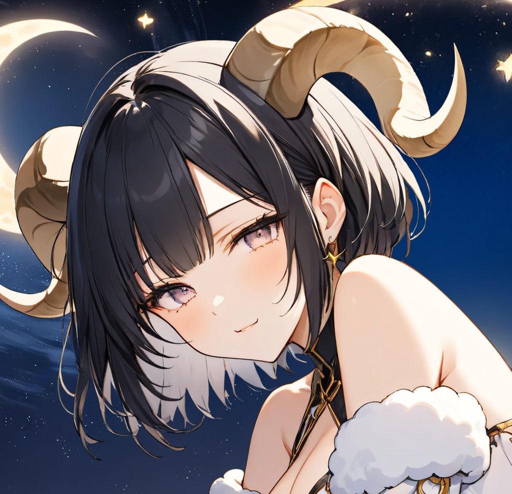 <無料DL版BGM>牡羊座の女神:冬が始まる夜月の雪_フリーBGM