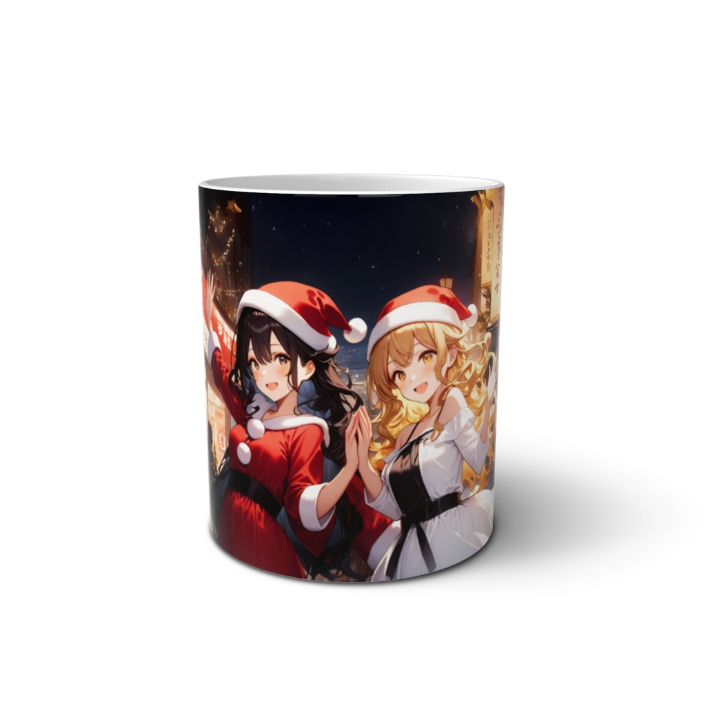 <マグカップ>双子座の女神：心弾むクリスマスの街
