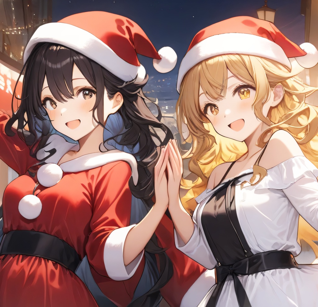 <無料DL版BGM>双子座の女神：心弾むクリスマスの街_フリーBGM