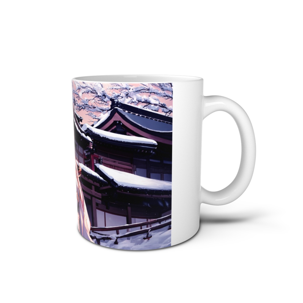 <マグカップ>天秤座の女神:冬の京都の朝に透きとおる君を見た