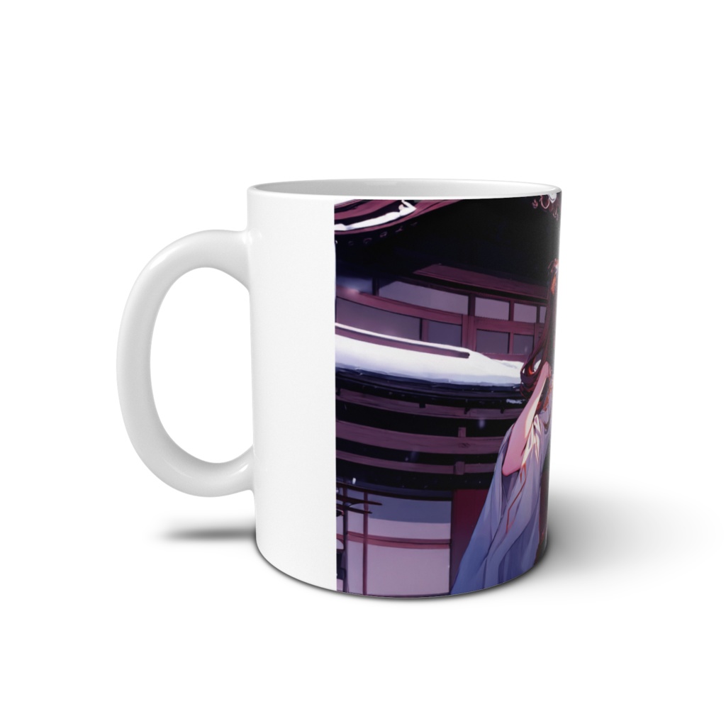 <マグカップ>天秤座の女神:冬の京都の朝に透きとおる君を見た