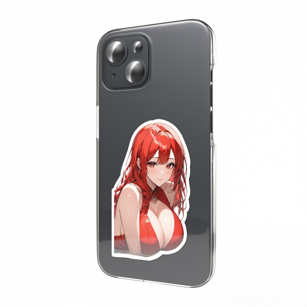 <スマホステッカー>蠍座の女神:湯けむりの中彼女は微笑む