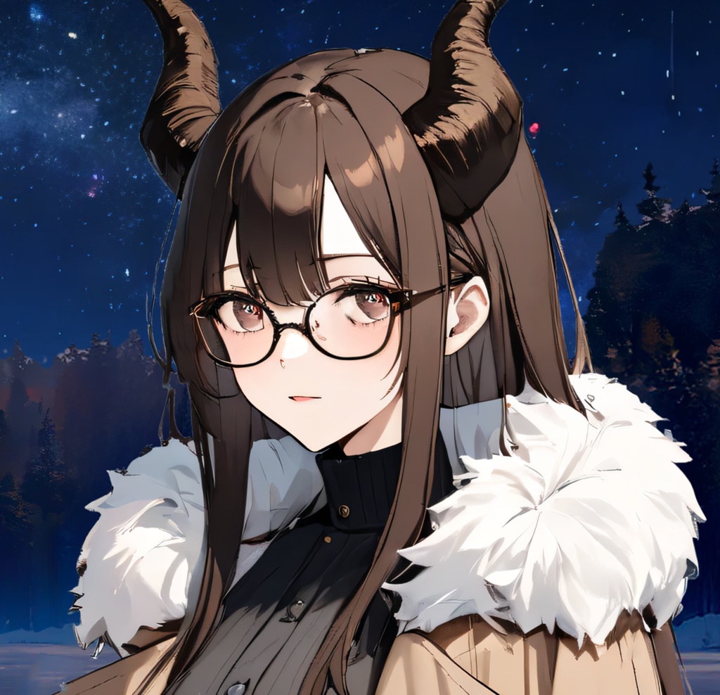 ＜無料DL版BGM＞山羊座の女神：冬の夜空と湖上に積もる思い_フリーBGM