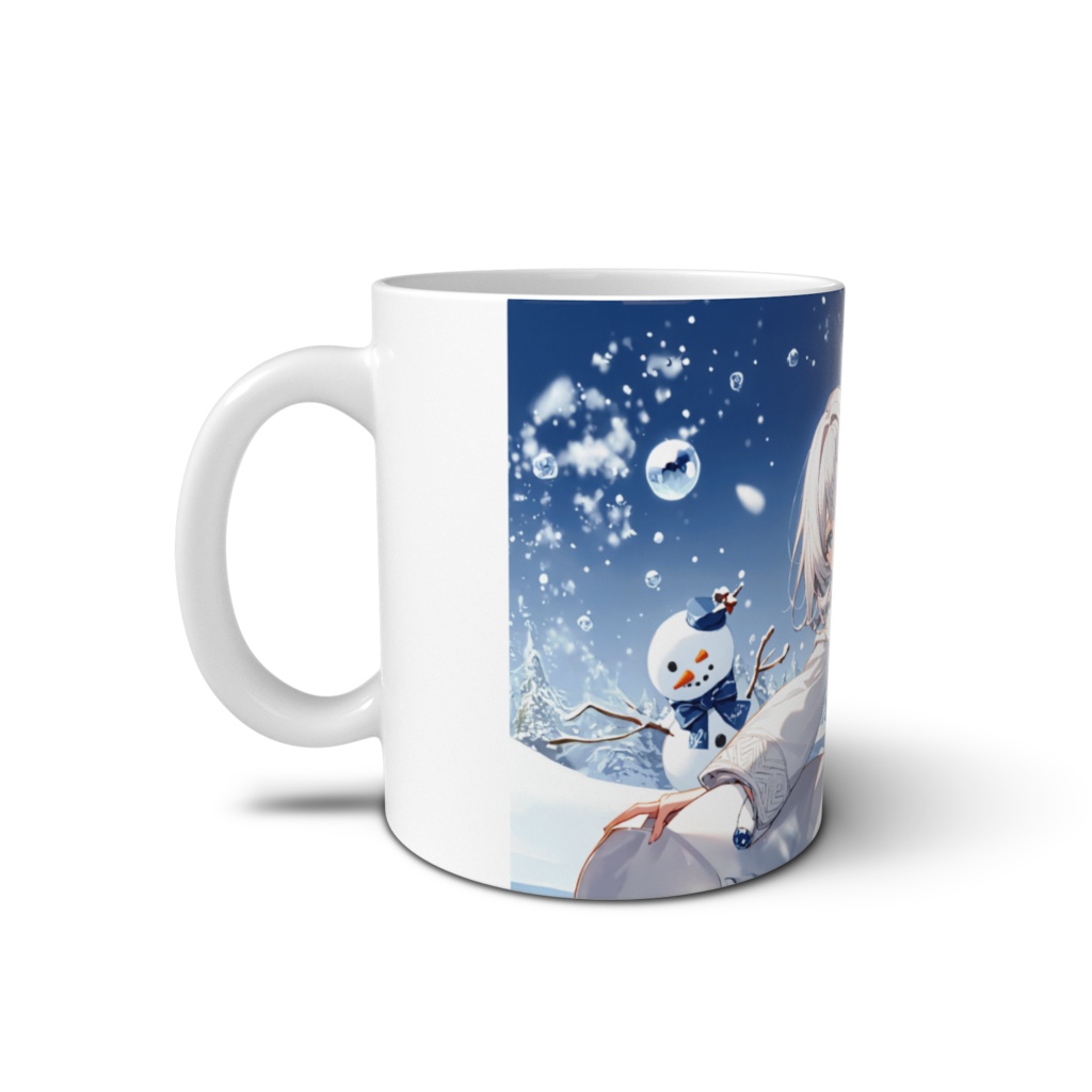 <マグカップ>水瓶座の女神:雪の中で私と一緒に踊りませんか