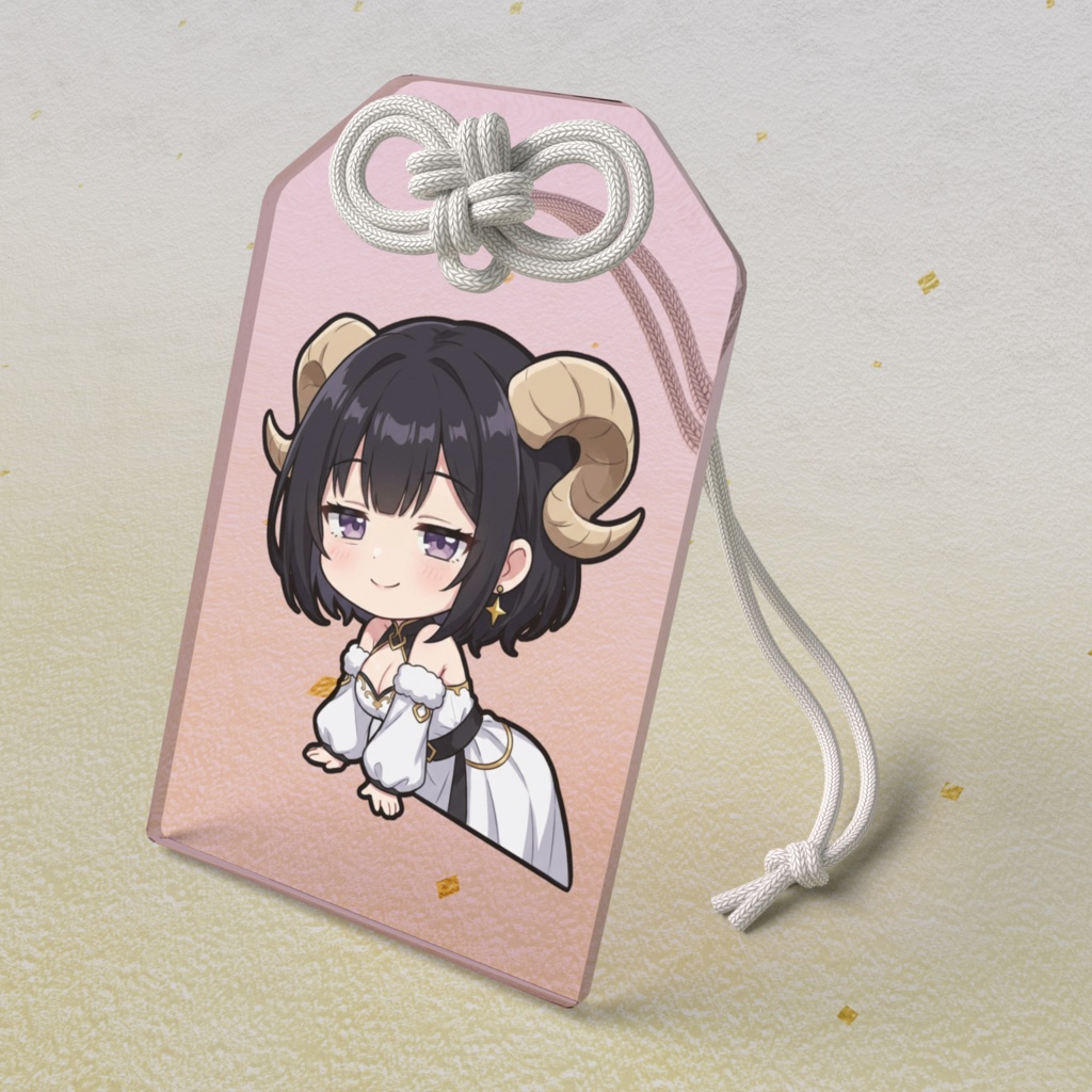 【恋愛お守り】12星座ちびキャラ~牡羊座女神01~