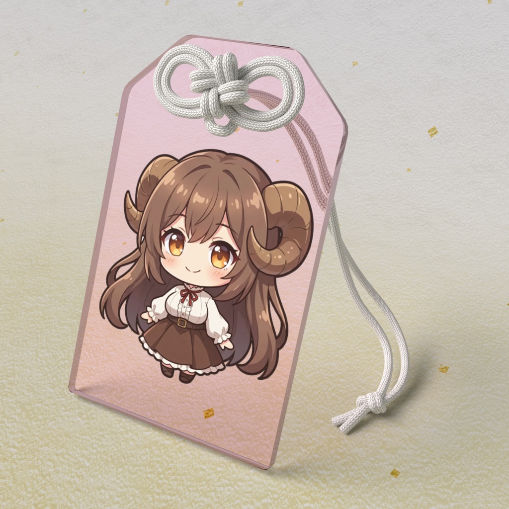 【恋愛お守り】12星座ちびキャラ~牡牛座女神01~