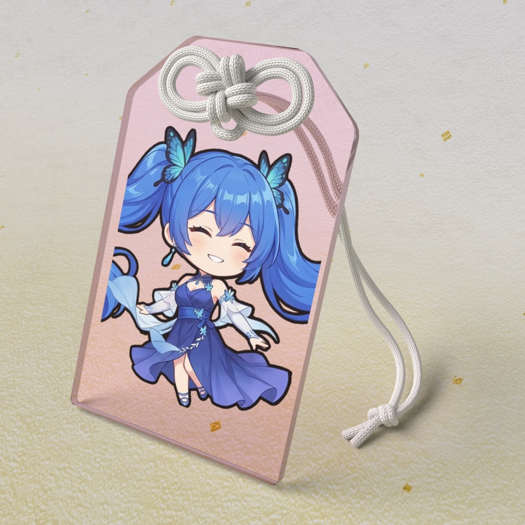 【恋愛お守り】12星座ちびキャラ~魚座女神01~