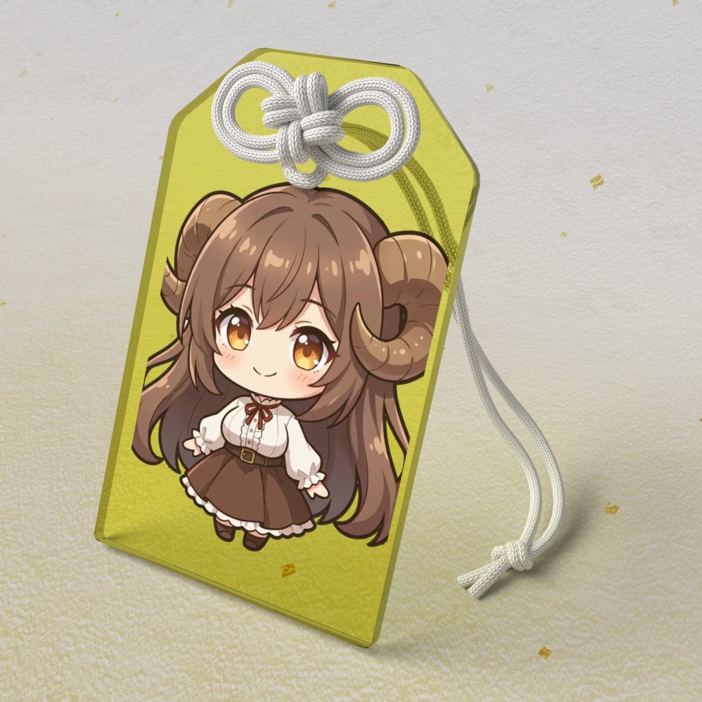 【金運お守り】12星座ちびキャラ~牡牛座女神01~