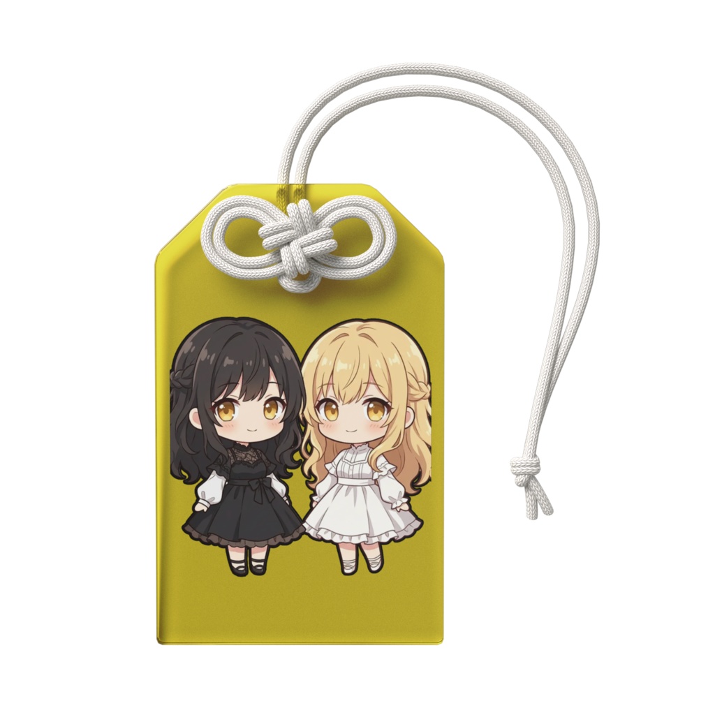 【金運お守り】12星座ちびキャラ~双子座女神01~