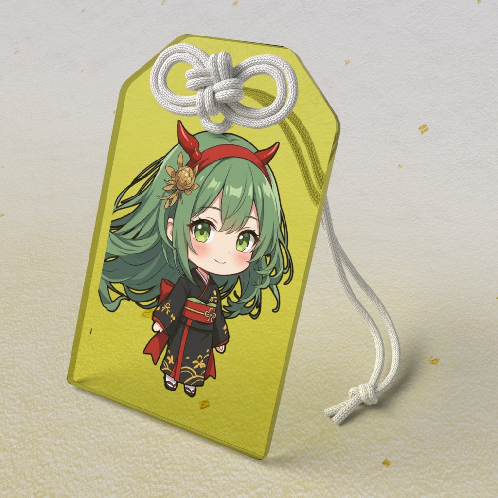 【金運お守り】12星座ちびキャラ~蟹座女神01~