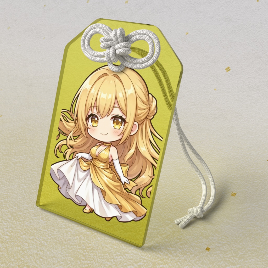 【金運お守り】12星座ちびキャラ~獅子座女神01~