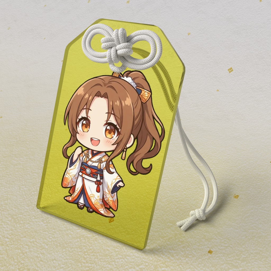 【金運お守り】12星座ちびキャラ~天秤座女神01~