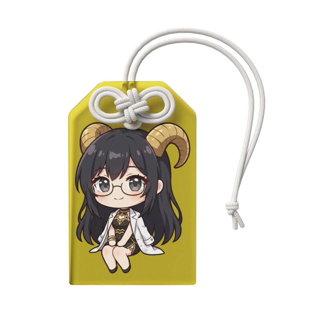 【金運お守り】12星座ちびキャラ~山羊座女神01~