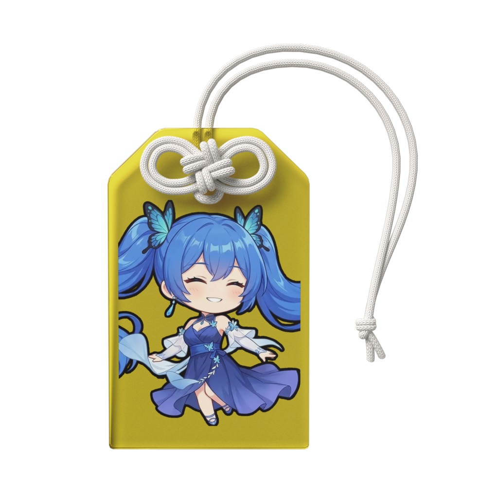 【金運お守り】12星座ちびキャラ~魚座女神01~