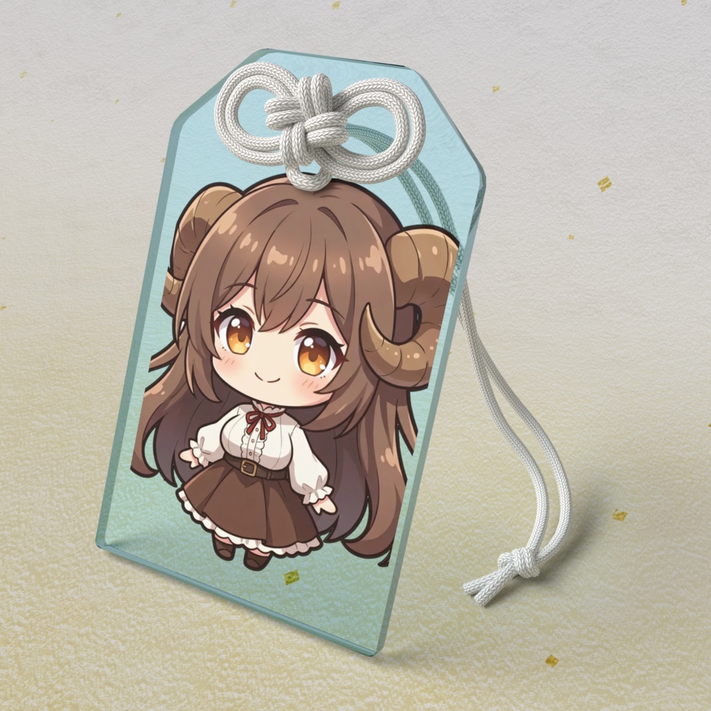 【勉強仕事運お守り】12星座ちびキャラ~牡牛座女神01~