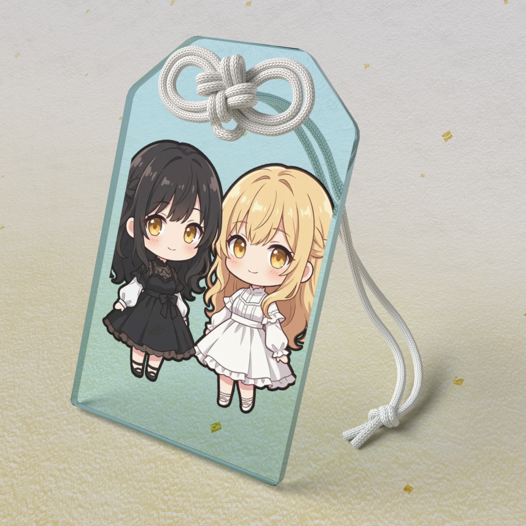 【勉強仕事運お守り】12星座ちびキャラ~双子座女神01~
