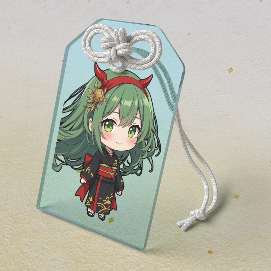 【勉強仕事運お守り】12星座ちびキャラ~蟹座女神01~