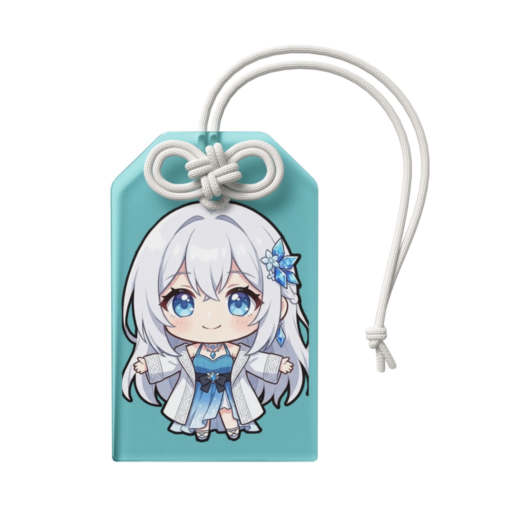 【勉強仕事運お守り】12星座ちびキャラ~水瓶座女神01~