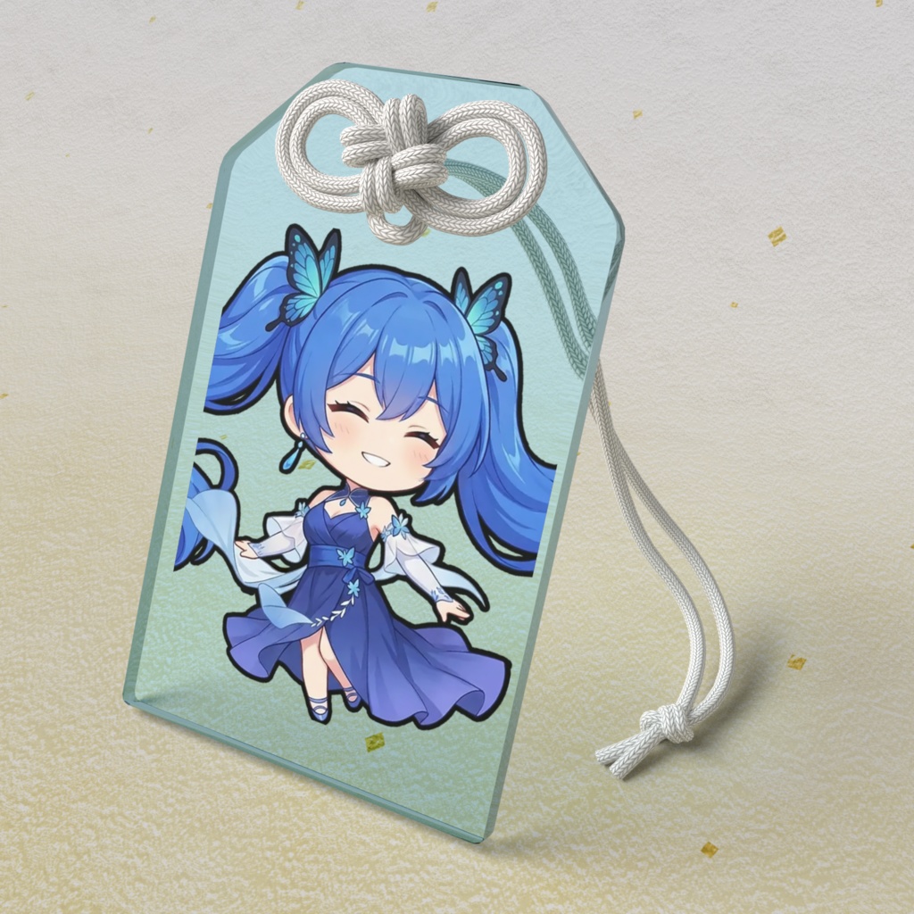 【勉強仕事運お守り】12星座ちびキャラ~魚座女神01~