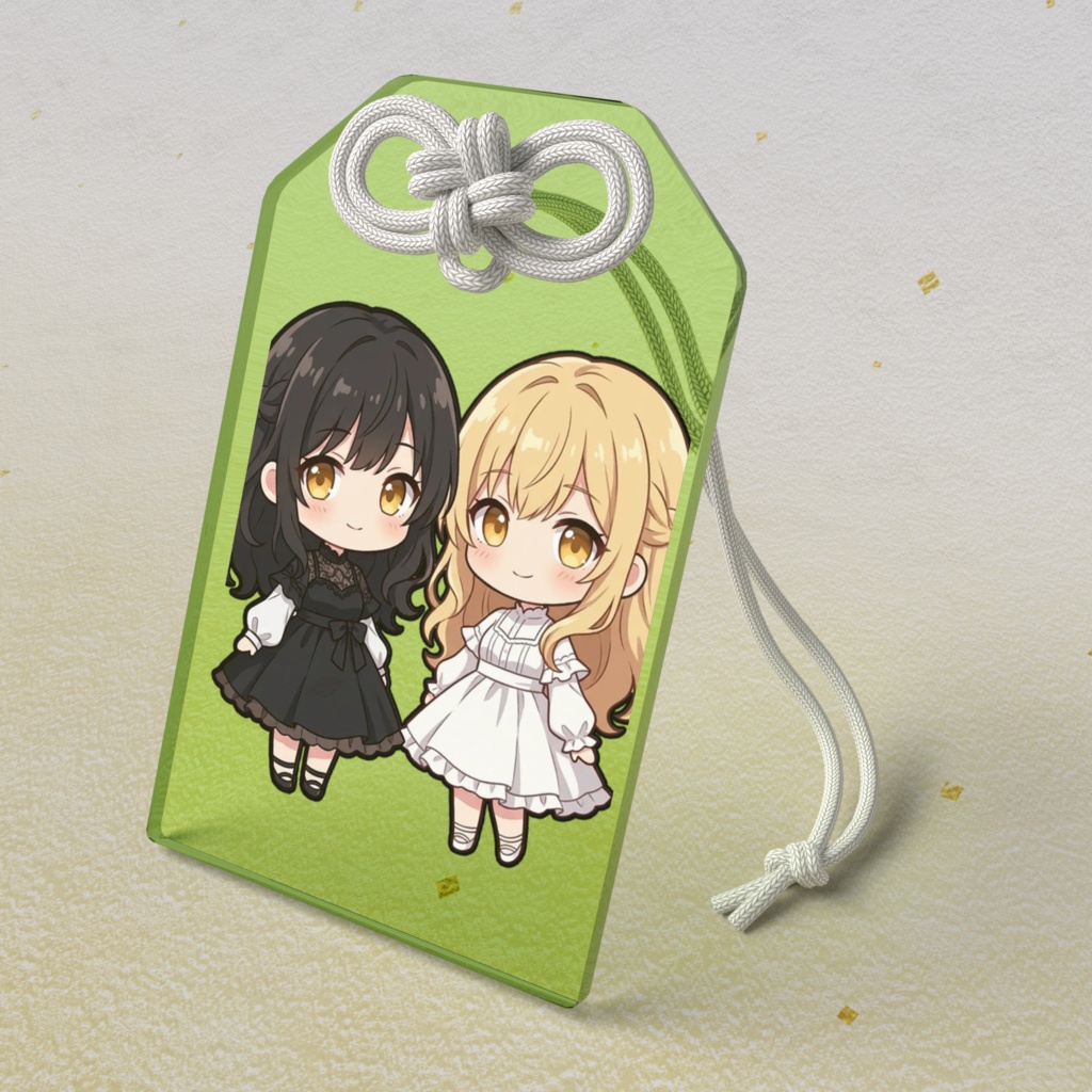 【健康運お守り】12星座ちびキャラ~双子座女神01~