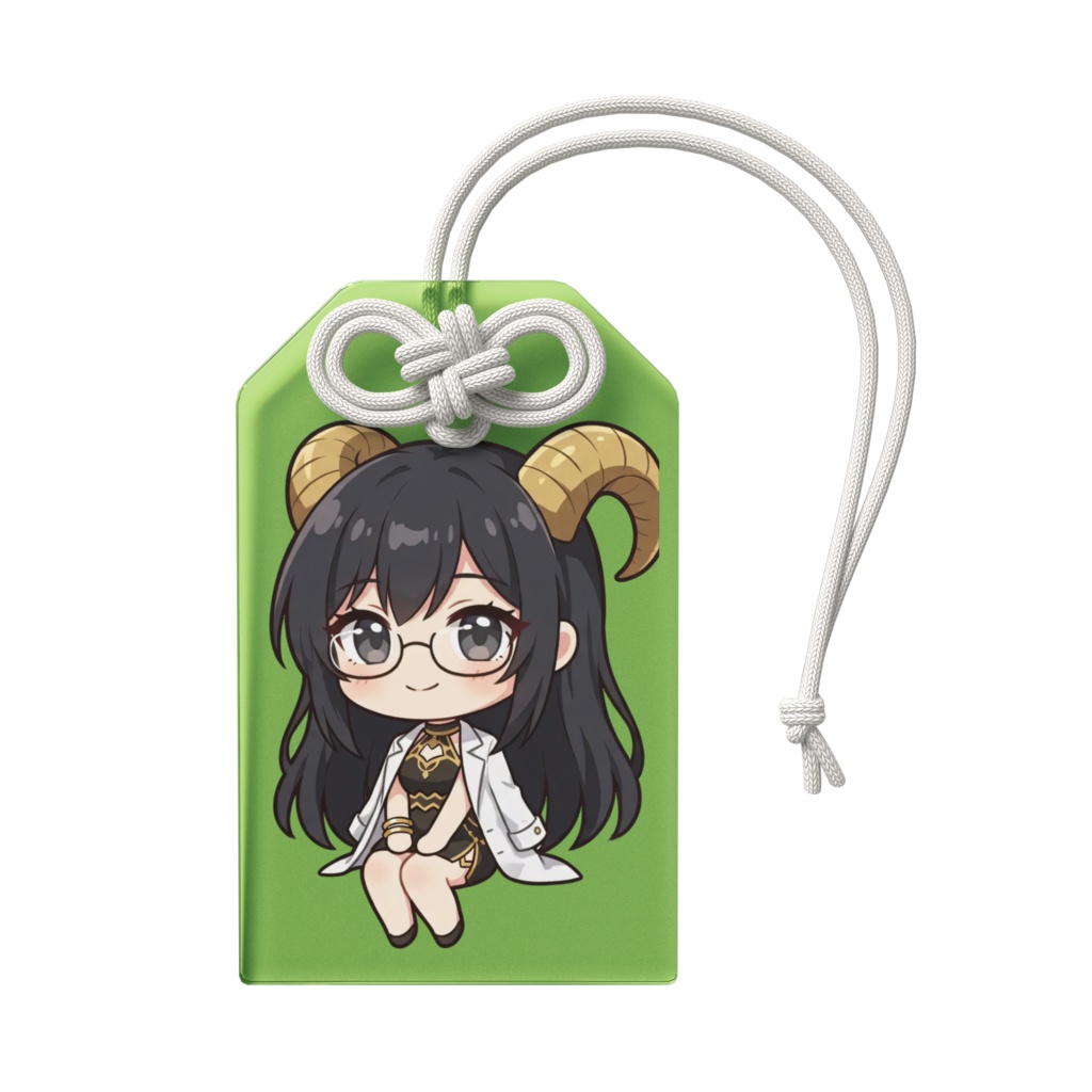 【健康運お守り】12星座ちびキャラ~山羊座女神01~