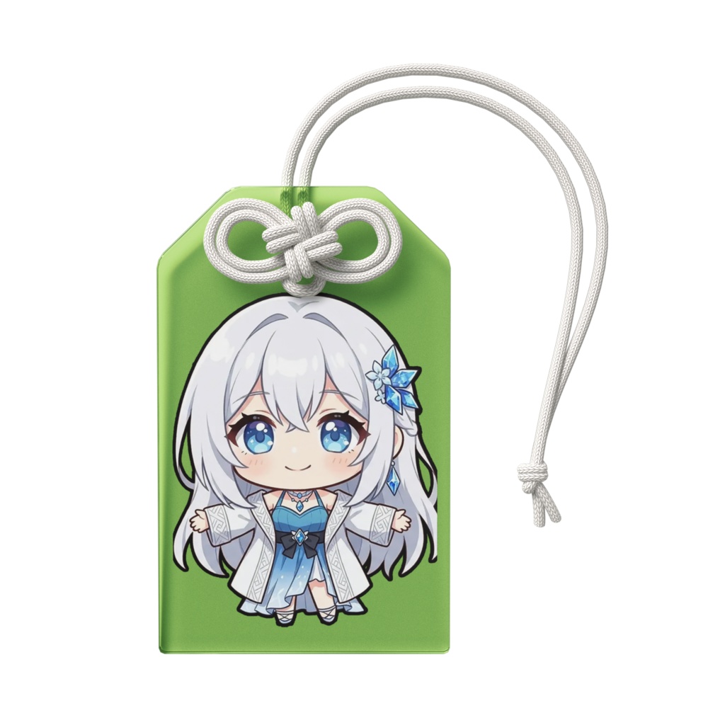 【健康運お守り】12星座ちびキャラ~水瓶座女神01~