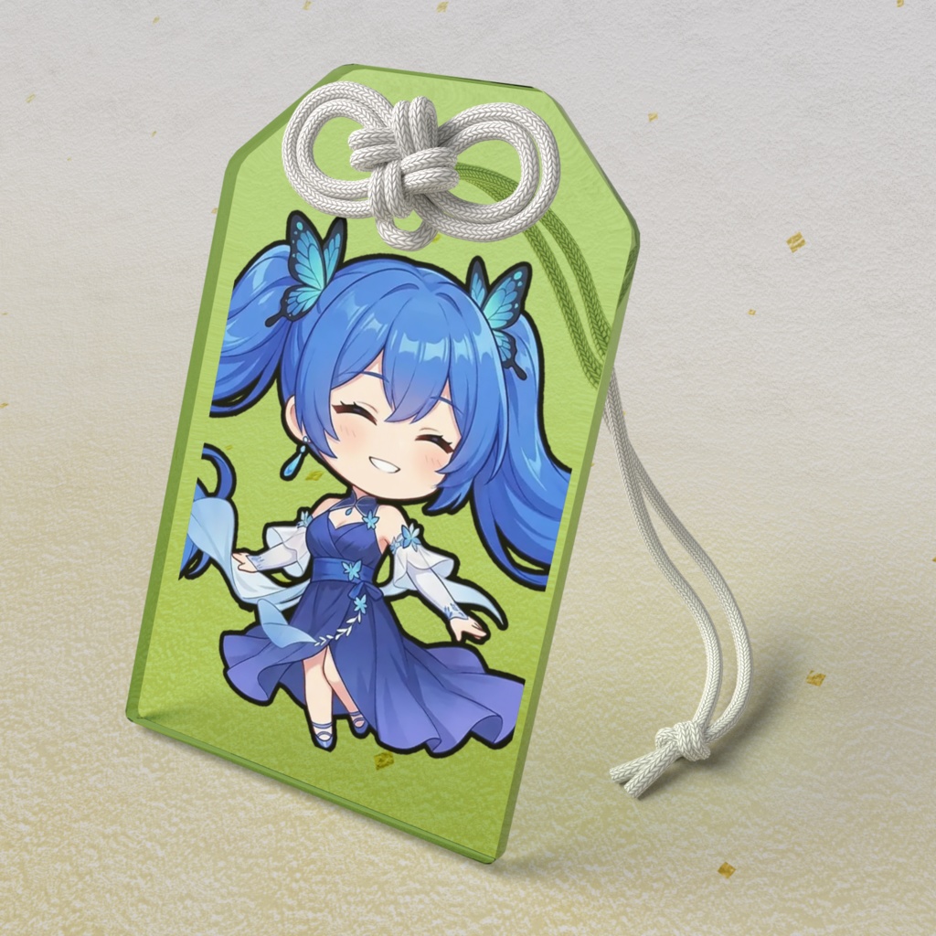 【健康運お守り】12星座ちびキャラ~魚座女神01~