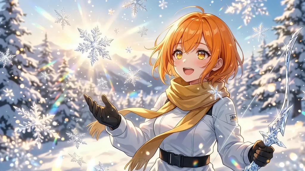 【星座女神デジタルコレクション】射手座の女神|元気いっぱいのオレンジ髪の星座女神~Ver01~