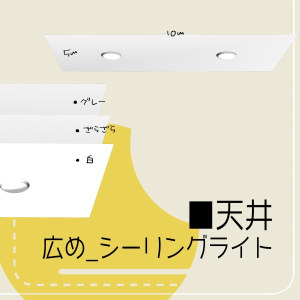 【クリスタ用】壁・床・天井追加5種セット【3D素材】